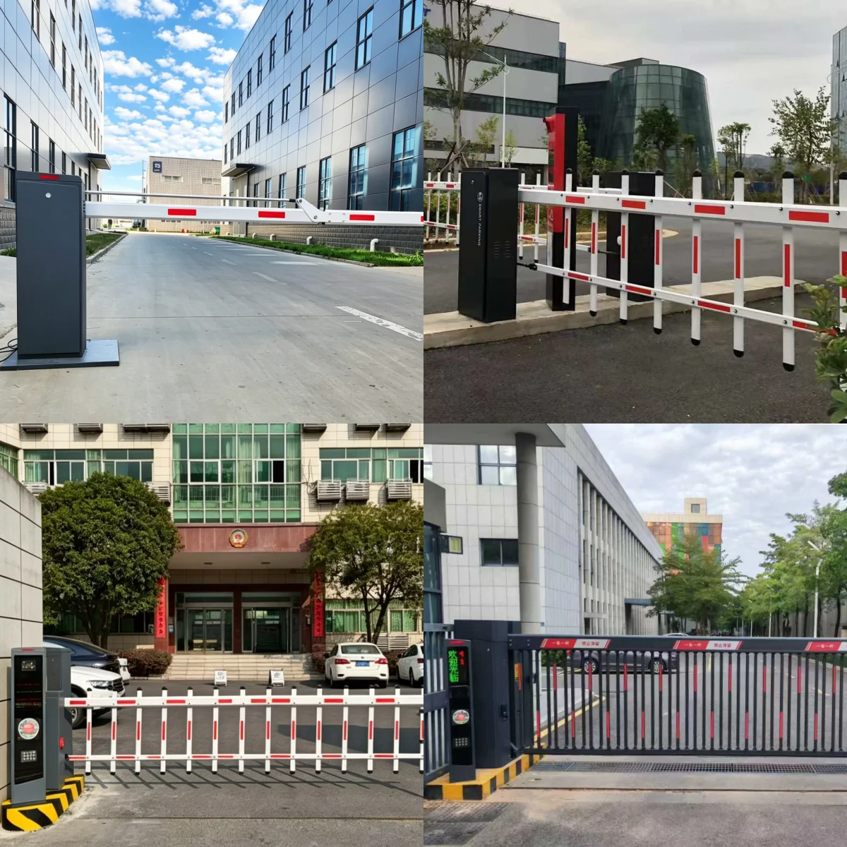 Hệ thống Barrier tự động công nghiệp cần nhôm: Tích hợp công nghệ kiểm soát RFID và điều khiển từ xa cho an ninh nhà máy