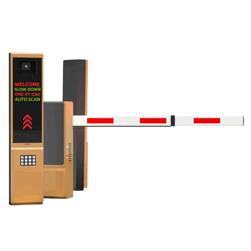 Hệ thống Barrier gập (Foldable Fence) tự động: Tích hợp màn hình LED hiển thị trạng thái (Status Indicator), giải pháp kiểm soát ra vào chuyên dụng cho hầm để xe thấp và khu vực hạn chế chiều cao