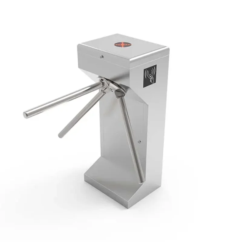 Cổng xoay ba chấu inox 304 tích hợp công nghệ sinh trắc học: Giải pháp kiểm soát ra vào và chấm công nhân viên tự động cho doanh nghiệp