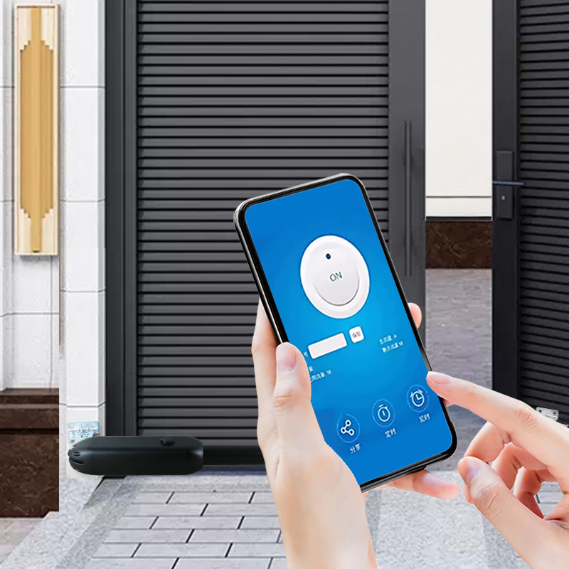 Mô Tơ Cổng Mở Xoay Tự Động 400kg - Động Cơ Tay Đòn Khách Hàng Điều Khiển Tầm Xa 30m